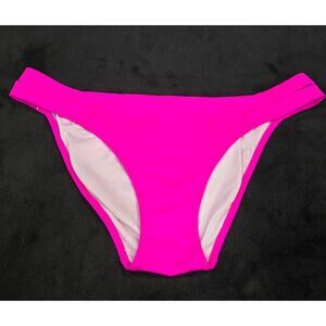 Victoria's Secret Double Banded Hipster Pink Bathing Suit Bikini Swim Bottoms